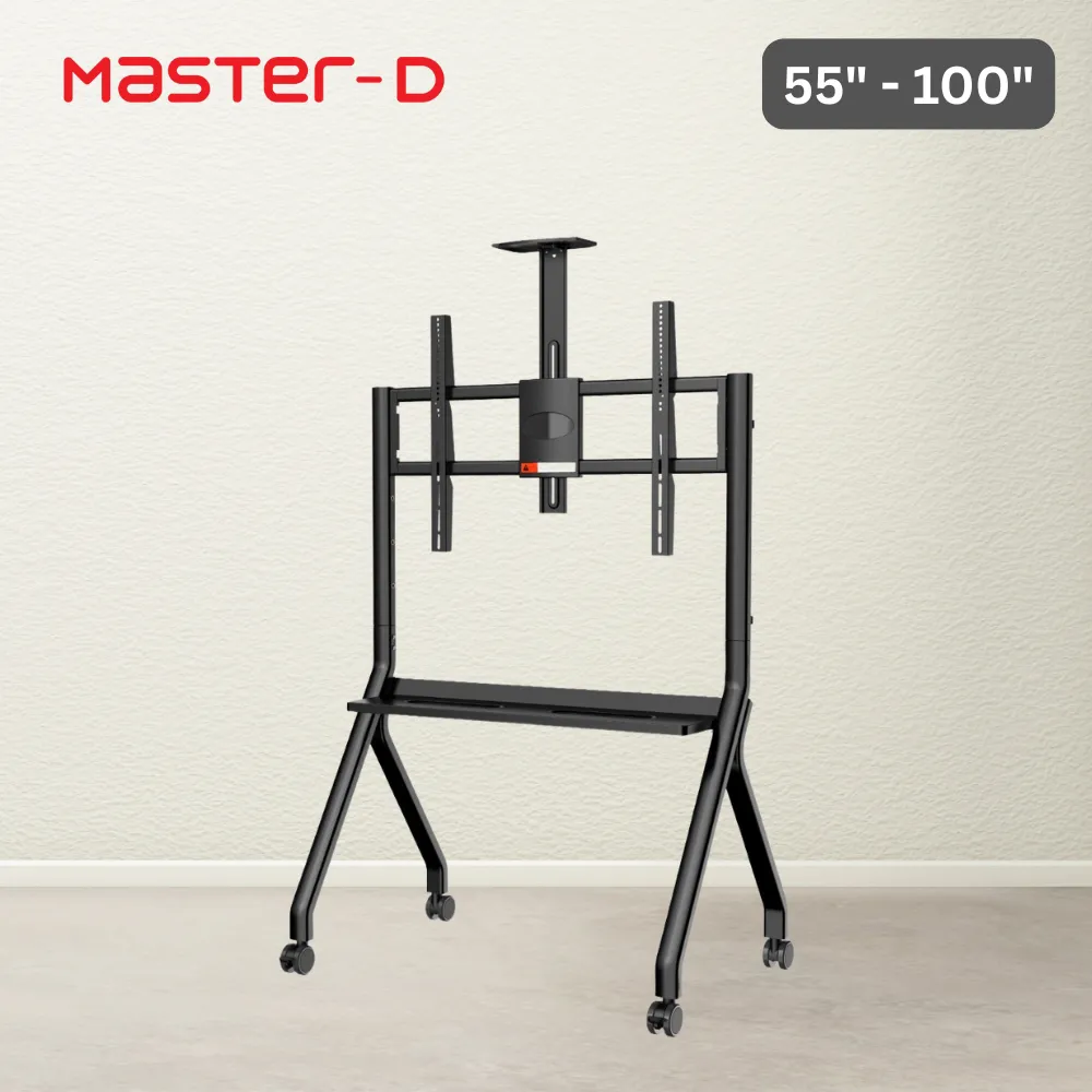 ستاند تلفزيون متحرك AZTECH FD580 للشاشات من 55 إلى 100 بوصة