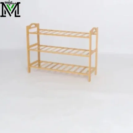 3 Layers Bamboo Wooden Shoe Rack