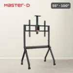 AZTECH FD580 TV Trolley Stand for 55''–100'' TVs Riyadh