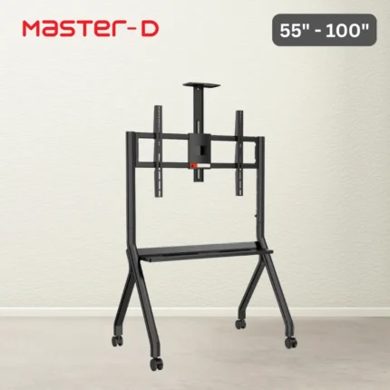 AZTECH FD580 TV Trolley Stand for 55''–100'' TVs Riyadh