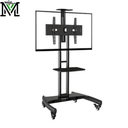 AVA1500 60 1P – Large Height Adjustable Professional TV Trolley Stand