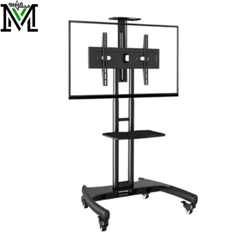 AVA1500 60 1P – Large Height Adjustable Professional TV Trolley Stand