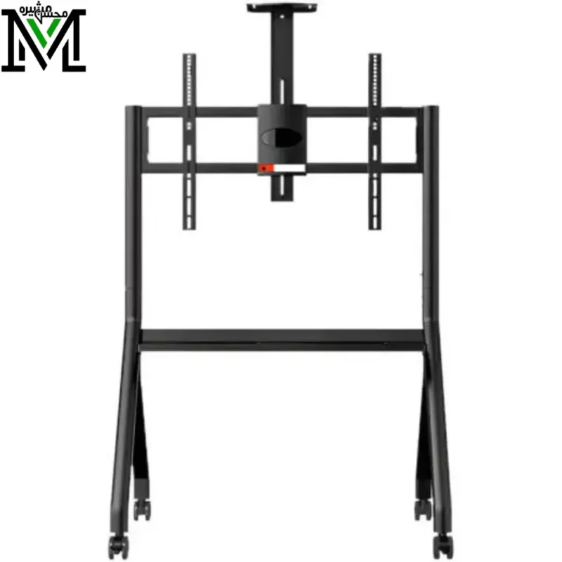 AZTECH FD580 TV Trolley Stand, 55″ – 100″ Size Support, Locking Caster Wheels, Up to 120KG Weight Capacity, 940mm x 600mm Max VESA, Black AZT-FD580.webp