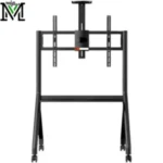 AZTECH FD580 TV Trolley Stand Heavy Duty Mobile Mount