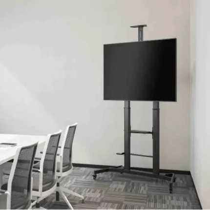 SH 777FS CR Telescopic Height-Adjustable TV Stand With Crank Handle