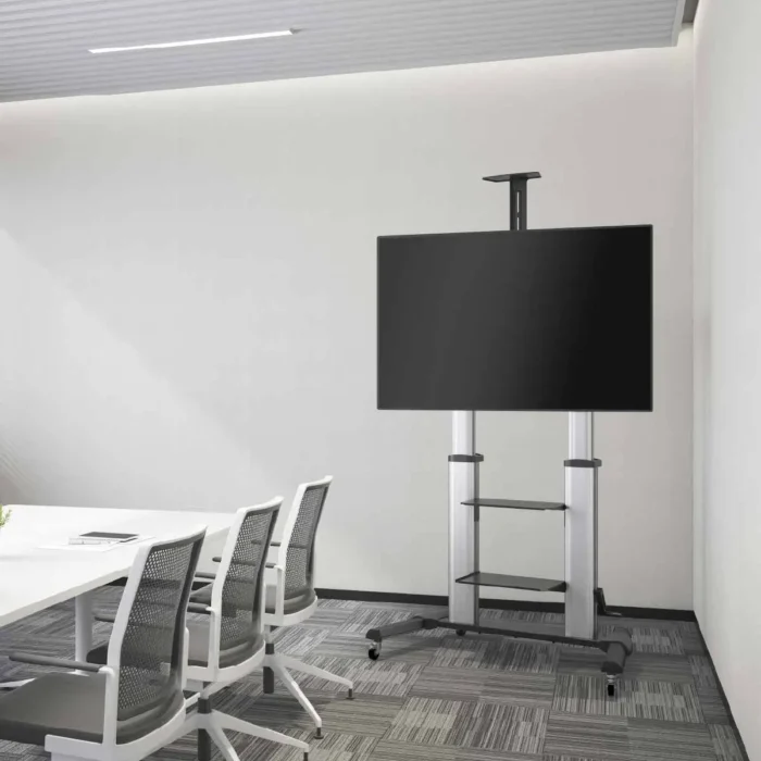 Height Adjustable Ultra-Large TV Stand With Crank Handle