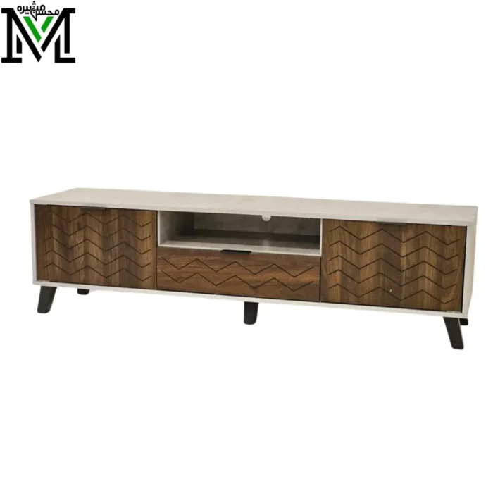 160 cm Wooden TV Console with Zigzag Design – Masheera Interiors Riyadh 160 cm Wooden TV Console with Zigzag Design – Masheera Interiors Riyadh