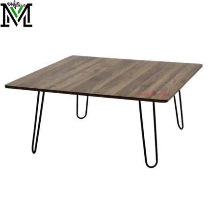 Masheera Hairpin Coffee Table – Walnut Finish