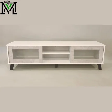 Masheera Vista TV Console – 160 cm Glass Panel Storage Unit