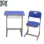 School Desk and Chair Set Blue Model AM-127