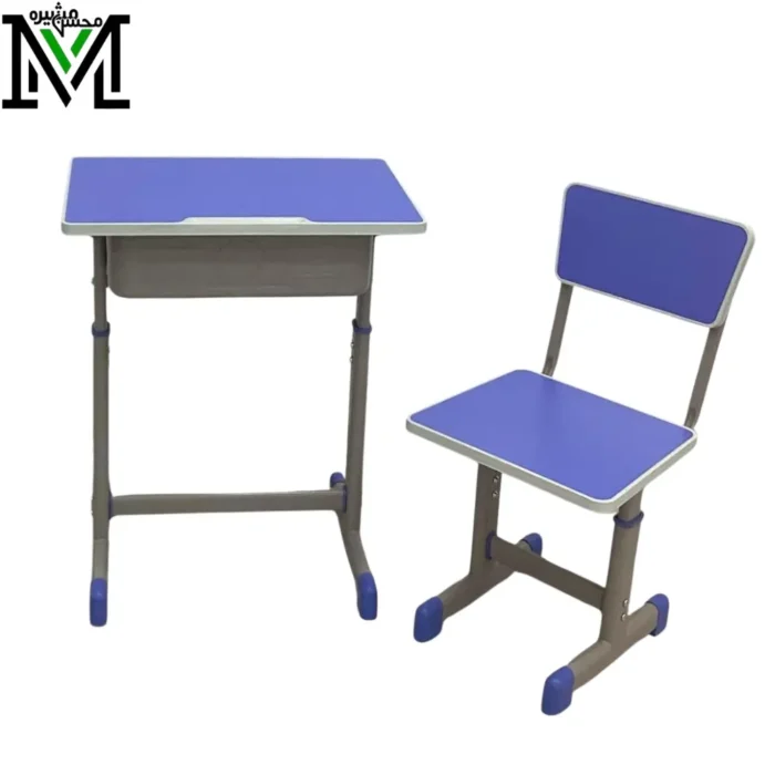 School Desk and Chair Set Blue Model MB-SD201 School Desk and Chair Set Blue Model MB-SD201