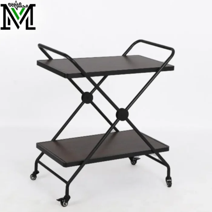 Serving Trolley with Wheels Coffee Serving Trolley with Wheels Coffee