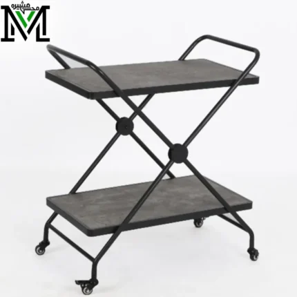 Serving Trolley with Wheels Grey
