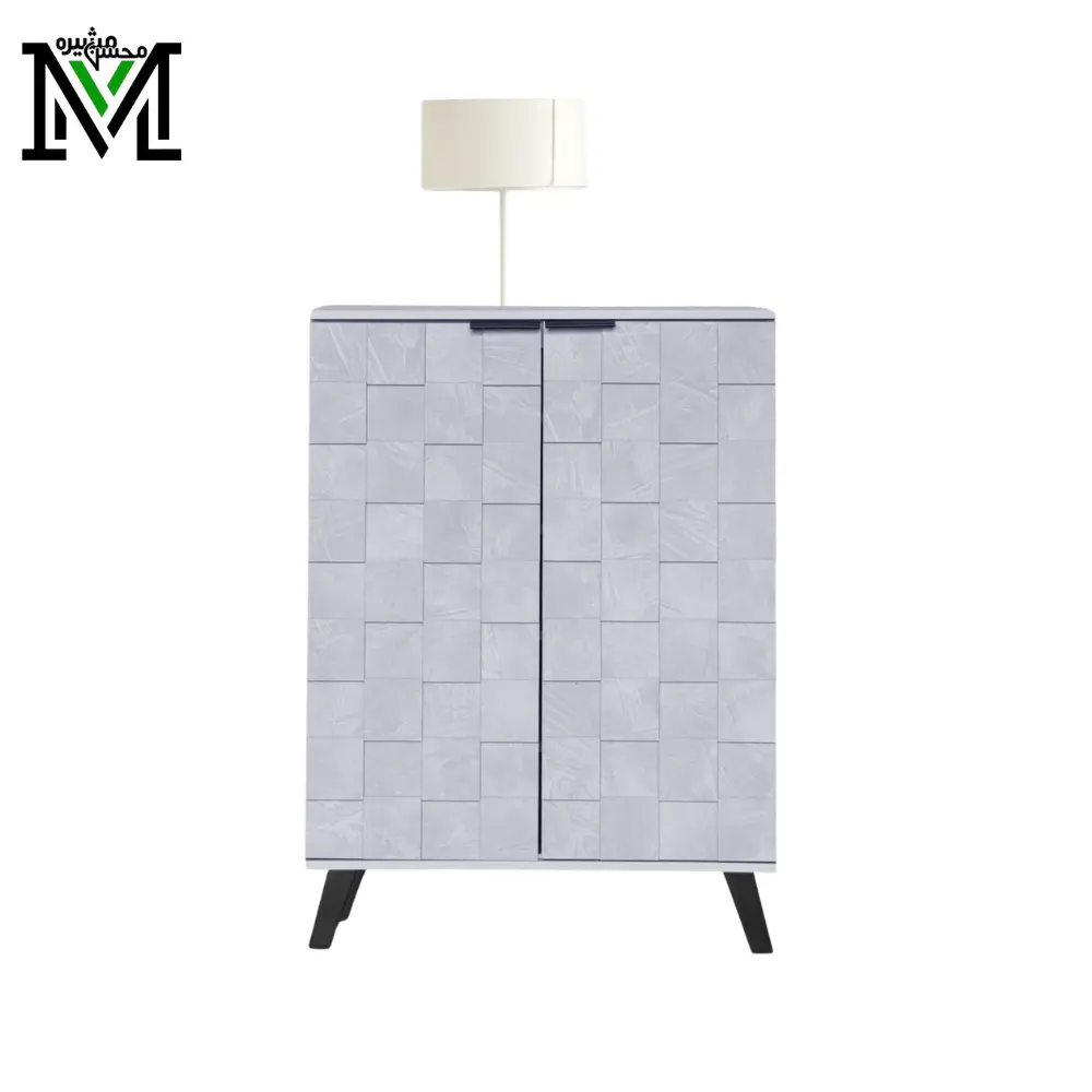Masheera Shoe Cabinet – Geometric Design Shoe Storage in Riyadh Masheera Shoe Cabinet in Riyadh – Compact Shoe Storage Cabinet for Modern Homes