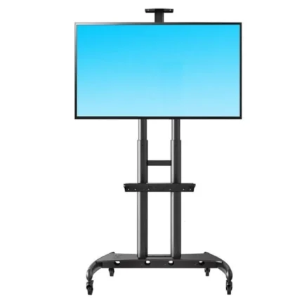 NB AVA1800-70-1P heavy-duty mobile TV cart for 55–90 inch screens in Riyadh