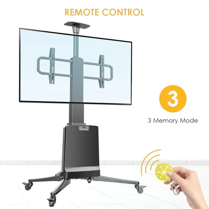 Control panel and motor system detail on NB-TW85B mobile stand in Riyadh