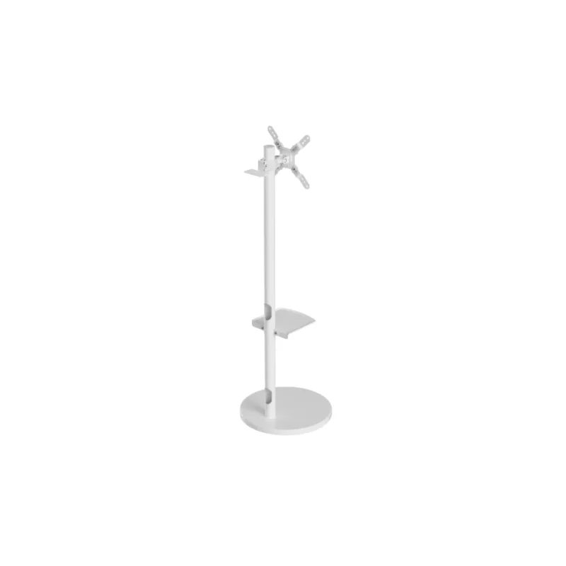 Compact mobile monitor stand with 400mm metal base in Riyadh