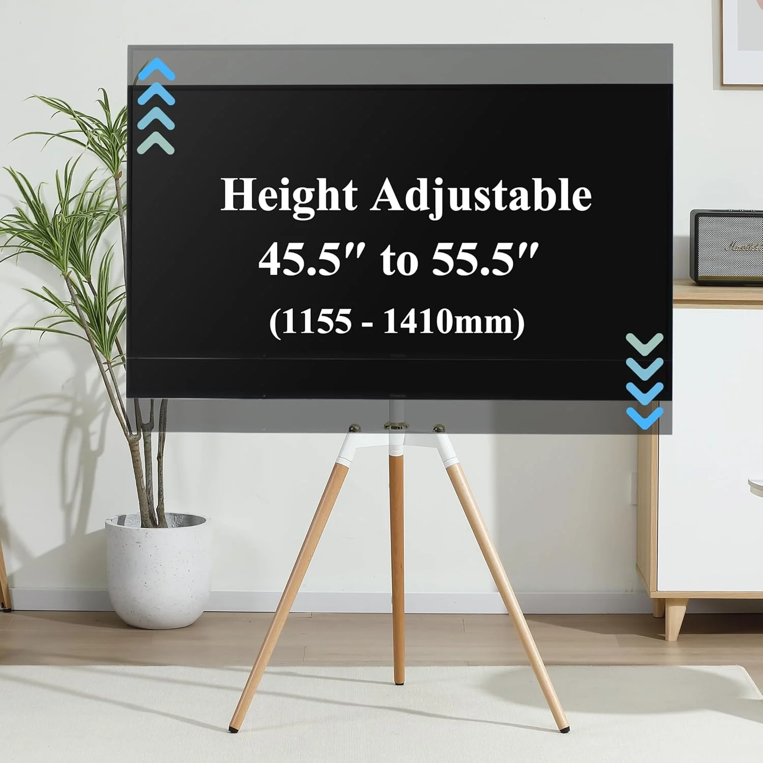 Tripod base of the BEETEC TF-FS109W TV stand in Riyadh (حامل شاشة ديكور)