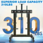 Rfiver MT5005 mobile TV cart for 65–120 inch screens in Riyadh