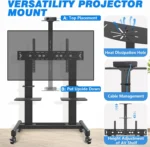 Adjustable height Rfiver MT5005 TV cart with AV shelf