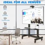 Height-adjustable mount on Rfiver MT5005 mobile TV cart