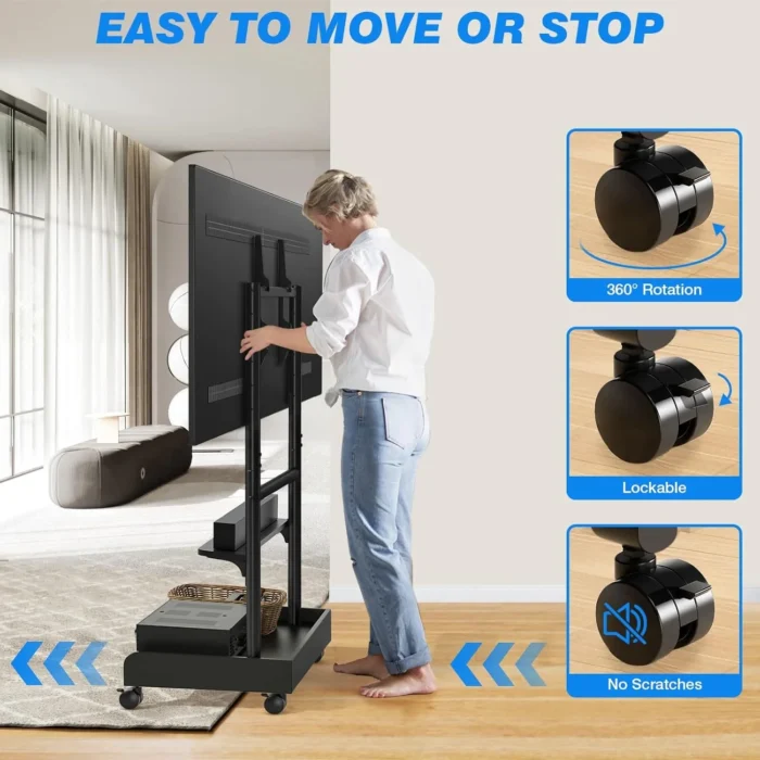 Side view of Rfiver MT7001 showing foldable sturdy design