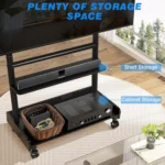 Rfiver MT7001 TV stand with 360° swivel lockable casters