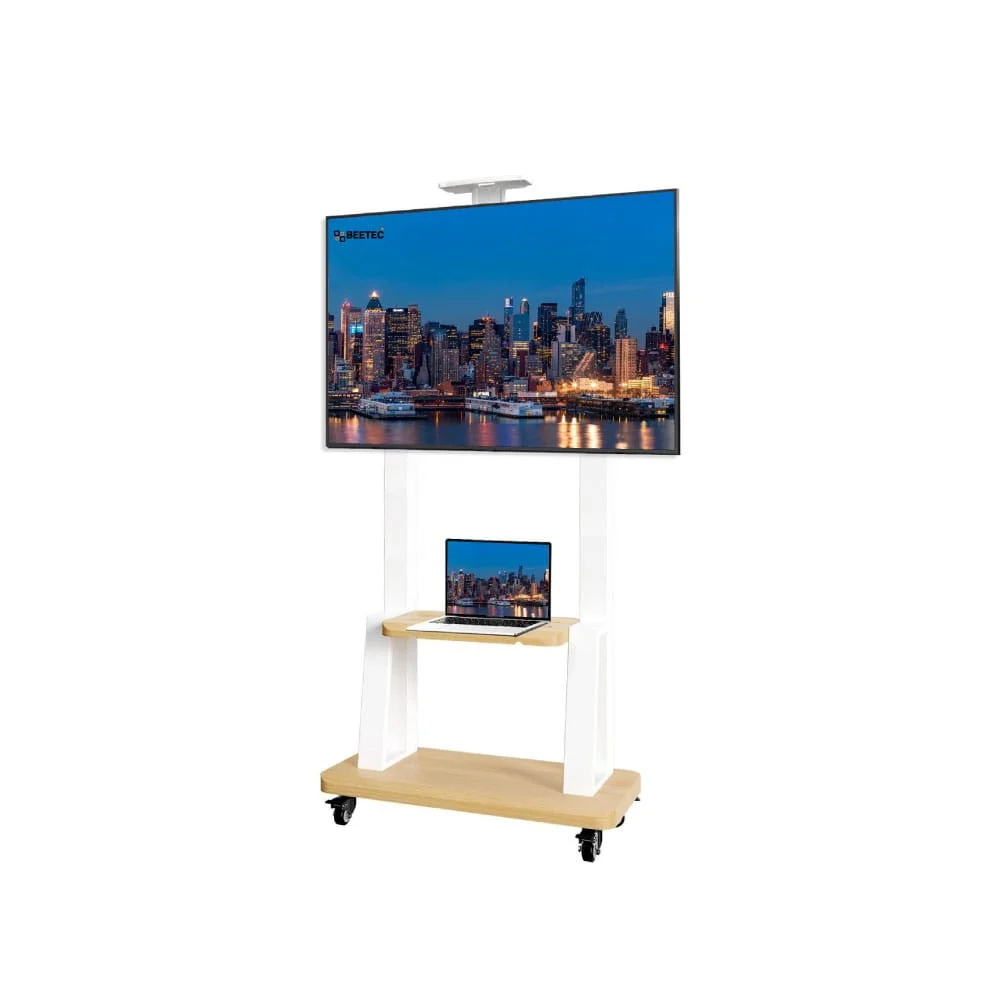 BEETEC TF-FS1717W mobile TV cart for 32–80 inch screens in Riyadh