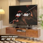 Stable welded legs of Rfiver UT7001W TV stand in Riyadh (حامل شاشة طاولة قوي)