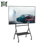 Mobile TV Stand Height Adjustable Design