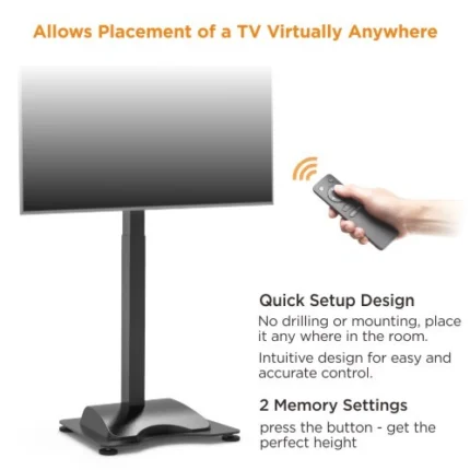 Functional TV stand for flexible display solutions Remote controlled in Riyadh