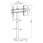 universal tv stand with mount for led tv installation in riyadh