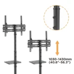 TV stand for smart TVs with stable and practical design