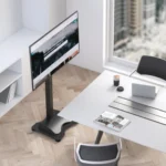 TV stand designed for comfortable viewing and placement