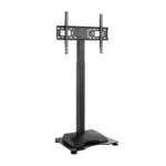 Motorized TV floor stand with electric height adjustment for 37 to 75 inch screens in Riyadh Saudi Arabia