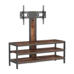 Industrial compact TV floor stand with mount for 32 to 55 inch screens in Saudi Arabia