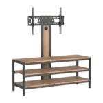 TV stand with sturdy construction for daily viewing