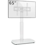 Adjustable TV stand with multi VESA support for LED and smart TVs in Saudi Arabia