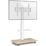 modern white tv floor stand for 65 inch tv