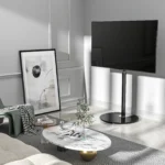 freestanding tv stand with universal vesa mount