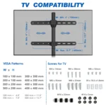 modern tv stand for office and home use