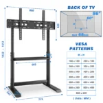strong tv stand for commercial display use