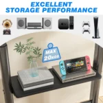 modern floor tv mount for home and office with storage