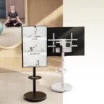 modern tv stand with steel frame for home setup in riyadh