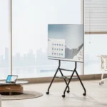 Durable TV stand for daily use in homes and workplaces