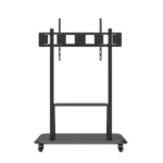 Large mobile TV cart with fixed bracket for 50 to 100 inch screens in Riyadh Saudi Arabia