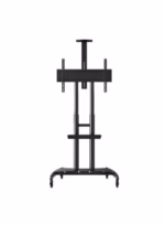 Heavy-duty rolling TV stand for 55 to 90 inch televisions